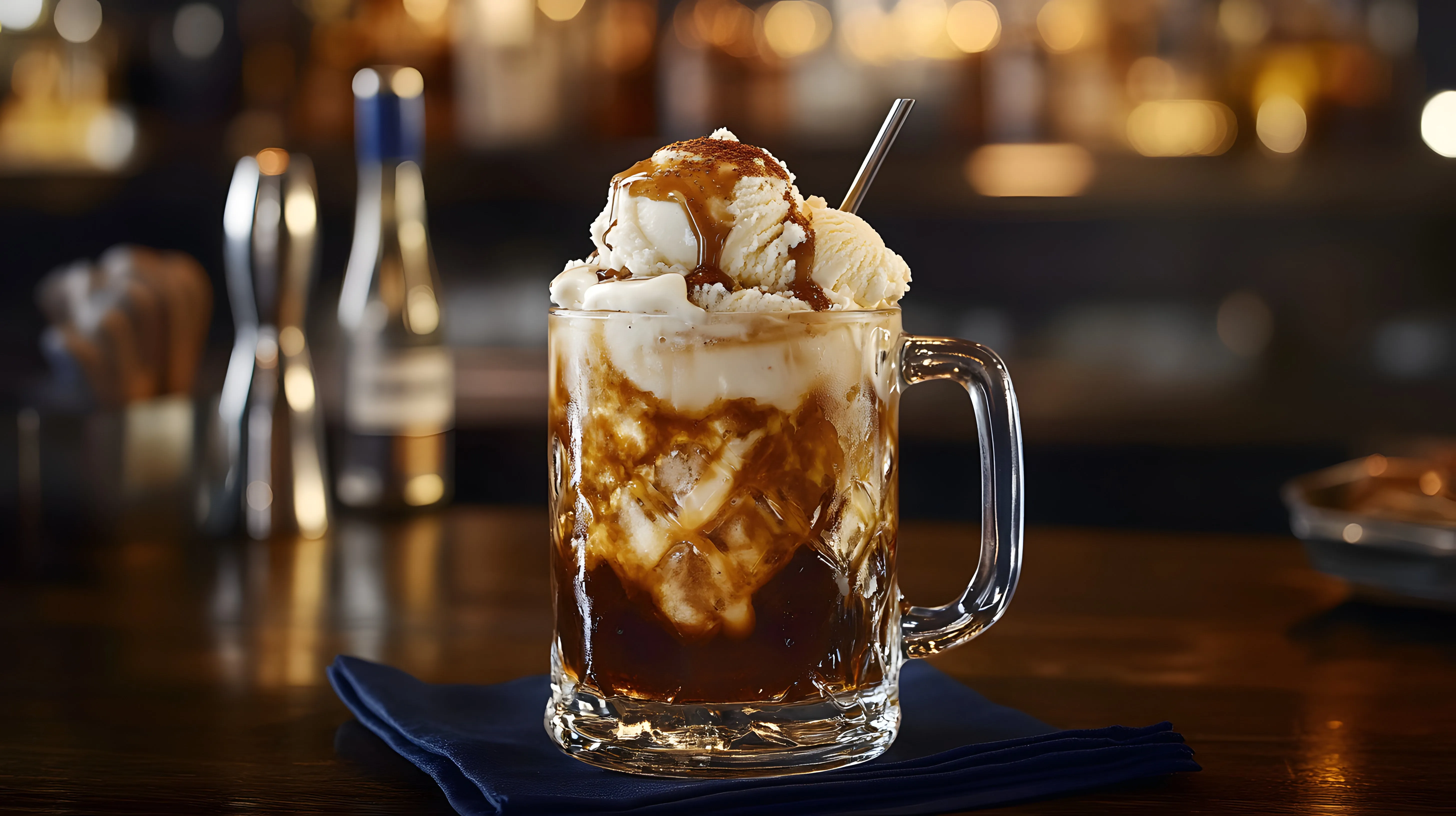 Zyra Float, made with Zyra Root Beer Rush